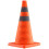 Cones de Segurança, Pacote com 4 Cones de Trânsito Dobráveis de 18 Polegadas, Cones de Construção com Colares Refletivos e Bolsa de Armazenamento 7