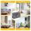 Retractable Clothesline, Outdoor Clothesline, Double- Clothes Drying and Drying Adjustable Laundry  Wall-Mounted 4