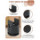 Bed Risers Adjustable Furniture Risers,Table Desk Chair Risers with Clamp, Bed Frame Risers Height Adjustable Black 3
