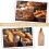 Baked Bread Storage Bag Paper Bread Bag Bread Package Bag with Transparent Front Window 3