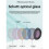 JSR JUNESTCR Filter Kit for  GO Ultra ND+UV+CPL+STAR+NIGHT Filter Anti-Glare Scratch-Proof Action Camera Filter 4