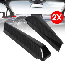 3 Pcs for C-HR 2016-2019 Car Accessories: 2 Pcs Inner Triple-Cornered a Colum Cover & 1 Pcs Gear Shift Cover
