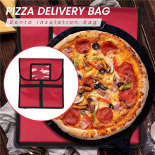 Pizza IsoléE Sac de Livraison de Nourriture Professionnelle Grand Sac de Livraison de Pizza BoîTe à Pizza éTanche à L'Humidité