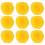 400Pcs Disposable Microphone Cover,Handheld Microphone Windscreen for Karaoke KTV Recording Studio Yellow 2