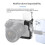 For  FX3 Camera Cage Kit Protective Rig Frame Gimbal Aluminum Alloy Rabbit Cage Extension Frame 1