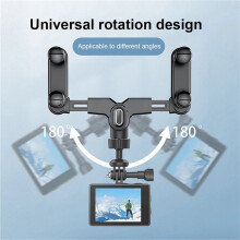 Car Sports Camera Bracket Adjustable Car Rearview Mirror Driving Recorder Holder DVR Support Mount for Action Camera