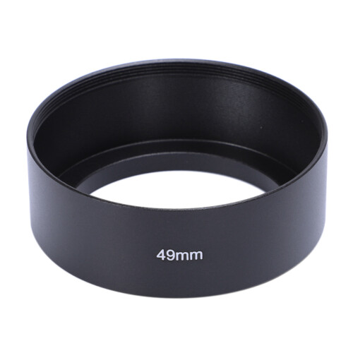 2pezzi 49mm Montare Paraluce in Metallo per 1