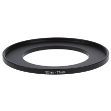 2pcs 52mm-77mm 52-77 Metal Step Filter Ring Adapter for Camera