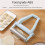 Adjustable Stainless Steel Rolling Pin - Food Grade, Non-Stick Surface, Ideal for Baking & Kitchen Needs 4