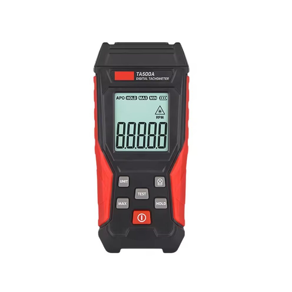 Saudism Digital Laser Tachometer Ta500 Handheld NonâContact Contact Rpm Meter With Hold Backlit Display For Motor Speed Test