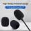 10pcs Microphone  Cover Breathable Foam Mic Windscreen for Headset Collar Mic 5