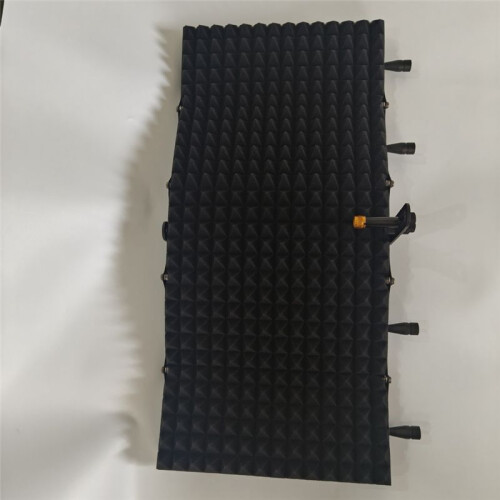 5-Panel Microphone Isolation Shield Soundproof Cover Soundproof Grid Design Semi-Circular Noise Reduction Wind Screen 1