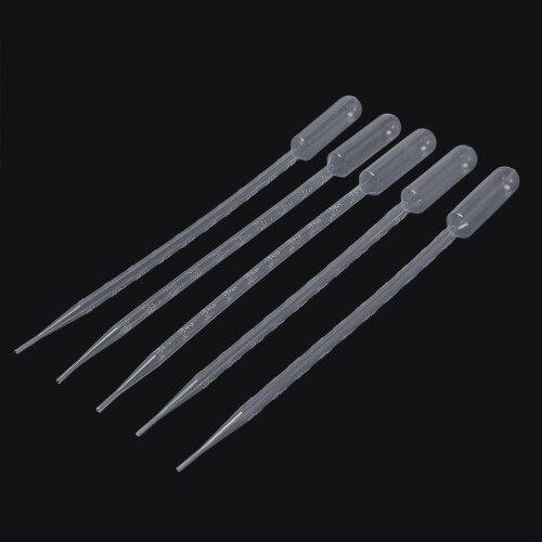 100 Pieces 10ml Clear Plastic Transfer Pipet Pasteur Pipettes Droppers