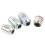 Long Working Distance Metallurgical Microscope Plan Achromatic Objective Lens RMS Thread Interface 5X 3