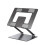 Computer Bracket Notebook Bracket Foldable Metal Heightened Heat Dissipation Bracket Conforms to Ergonomics (Space Gray) 2