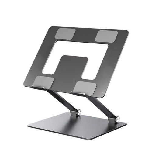 Computer Bracket Notebook Bracket Foldable Metal Heightened Heat Dissipation Bracket Conforms to Ergonomics (Space Gray) 1