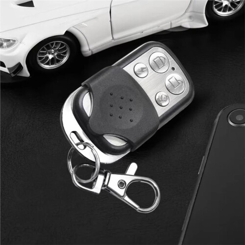 433MHz Push Button Remote Control Transmitter 4 Buttons Garage Door Opener Remote for Gate Barrier Car Entry System 2