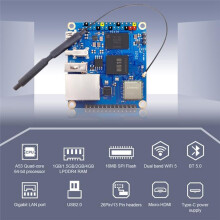 Per Scheda di Sviluppo Orange Pi Zero 3 4GB+Scheda di Espansione H618 WiFi5+BT 5.0 per Android 12 Debian12 Ubuntu22.04