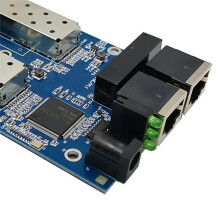 Gigabit Ethernet Fiber 2RJ45 UTP 2SFP Fiber Gigabit Fiber Optical Media Converter 2SC 2RJ45 Ethernet 10/100/1000M