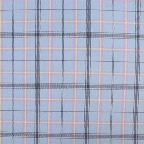 (61) Yarn-Dyed Check Pattern Fabric 100% Polyester 200x150cm Craft Fabric