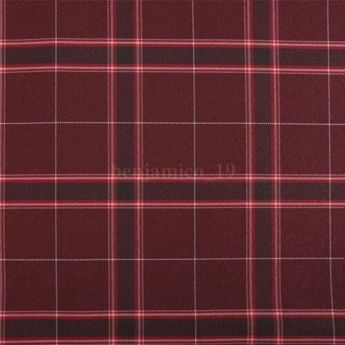 (03) Yarn-Dyed Check Pattern Fabric 100% Polyester 200x150cm Craft Fabric