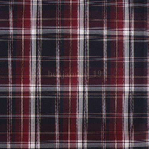 (36) Yarn-Dyed Check Pattern Fabric 100% Polyester 200x150cm Craft Fabric
