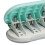 Mini Handheld 3 Hole Puncher, Green, 5 Sheets, 7mm Depth 14