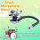 2X Drum Microphone Stand Pressing Ring Microphone Holder with Gooseneck Drum Accessories 4