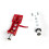 Universal Record Player Headshell Phonograph Turntable Replacement Headshell with 4X Lead Wires for Record Player Red 2