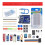 For  R3 Development Board 400 Hole Kit  Breadboard Sensor Obstacle Avoidance Module LED Lights Loose Parts,B 2
