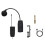 2X Violin Wireless Microphone Musical Instrument Microphone Stage Performance Audio Receiver and Transmitter Long Clip 3