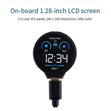 ESP32-S3 Development Board, Integrates GC9A01 Display Driver Chip, 32-Bit LX7 Dual-Core Processor,1.28Inch IPS LCD