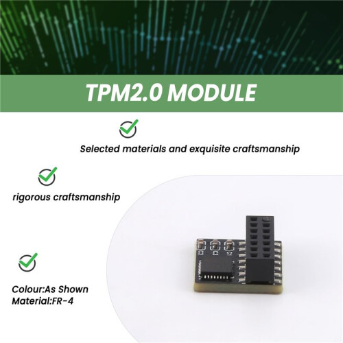 TPM Security Module TPM2.0 for  TPM SPI Parallel Trusted Platform Module Multi-Function Portable Module 1