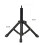 2X Portable Microphone Stand Desktop 1/4 Tripod Table Stand Adjustable Mic Stand Mic Clip Holder Bracket 4