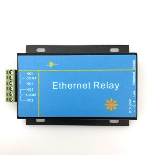 2 Way Ethernet Network Relay Module Ip Remote Access Controller Intelligent  Home Industrial Grade Support Modbus