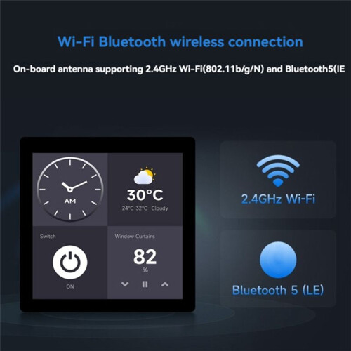 ESP32-S3 4-Inch Square Capacitance Touch Screen Development Board 480x480 Wifi  HMI/LVGL GUI Development Board 1