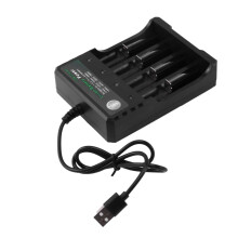 Fast Charger for 18350 18500 18650 Battery Aaa Li-Ion Battery & RJ9 Call Center Headphone Monaural Headphone