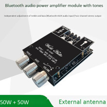 2X ZK-502MT 5.0 Subwoofer Amplifier Board 2.0 Channel High Power Audio Stereo Amplifier Board 2X50W Bass AMP