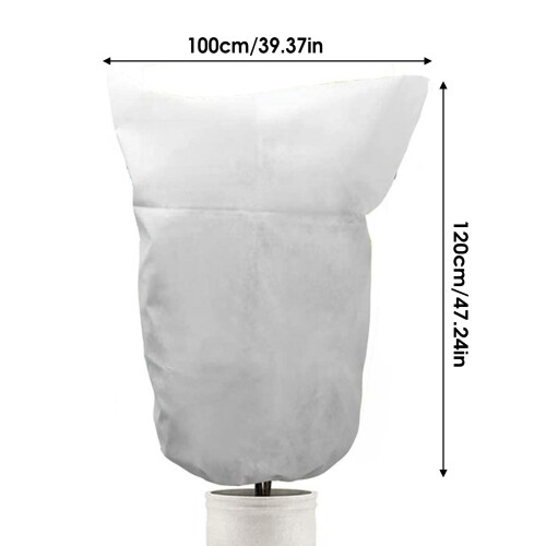 (White) Winter Plant Cover - Breathable & Rainproof
