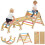 AIYAPLAY 8-in-1 Toddler Climbing Frame, Play Triangle Set, Multicolour 2
