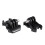 10Pcs Quick Release Buckle Clip Basic Base Mount for  HERO (2018) 6 5 4 3+ 3 2 1 Black Silver 2