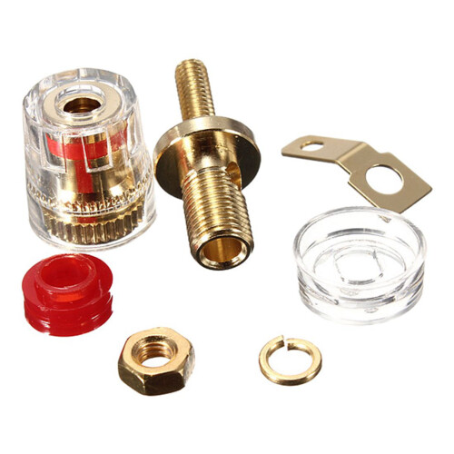 New 12Pc Amplifier Speaker Terminal Binding Post 4mm Banana Plug Jack 1