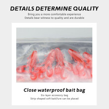 (Fluorescent Green) Waterproof Fishing Tackle Bag for Lures & Lines (50 chars)