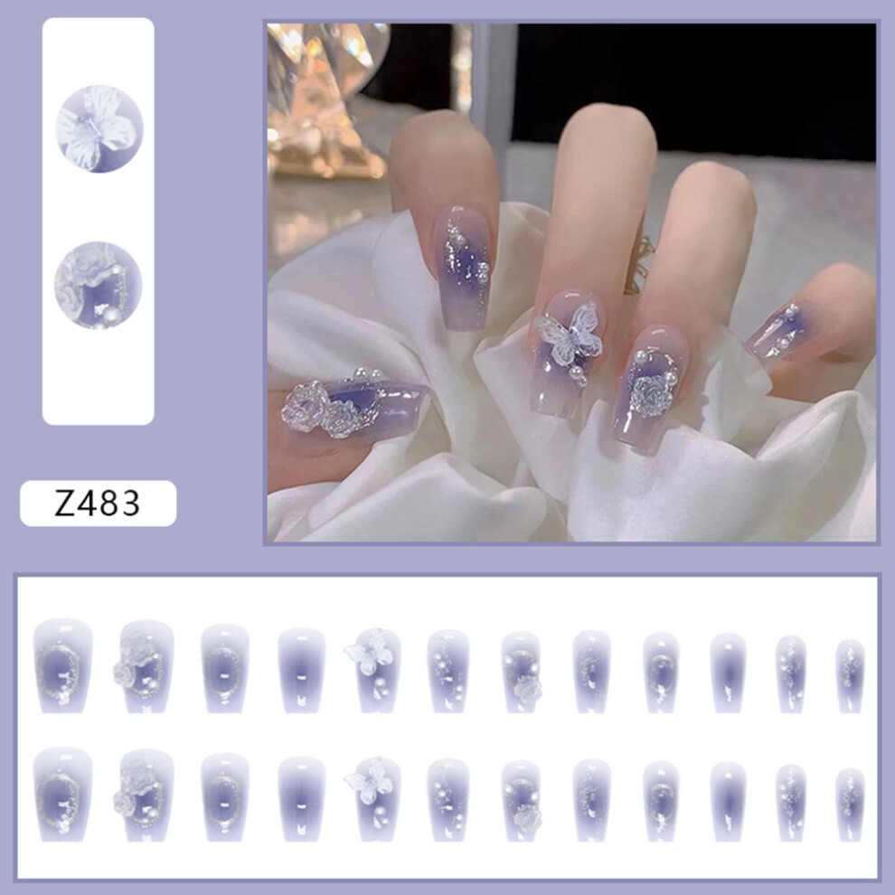 Reach-Tools (Jelly Glue Model) Halo Dyeing Fake Nails For Wedding & Engagement