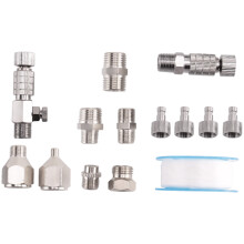 14 St Airbrush Adapter Set, Airbrush Quick Release Kopplingar, Airbrush Adapter Kit Fitting Connector Kit