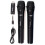 2X Zansong Uhf USB 3.5mm MicróFono Inalámbrico MicróFono de Mano Megáfono con Receptor 3