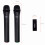 2X Zansong Uhf USB 3.5mm MicróFono Inalámbrico MicróFono de Mano Megáfono con Receptor 9