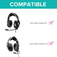 20X Ear Pads Ear Cushion Ear Cover Replacement for Boose A20 x A10 Aviation Headset