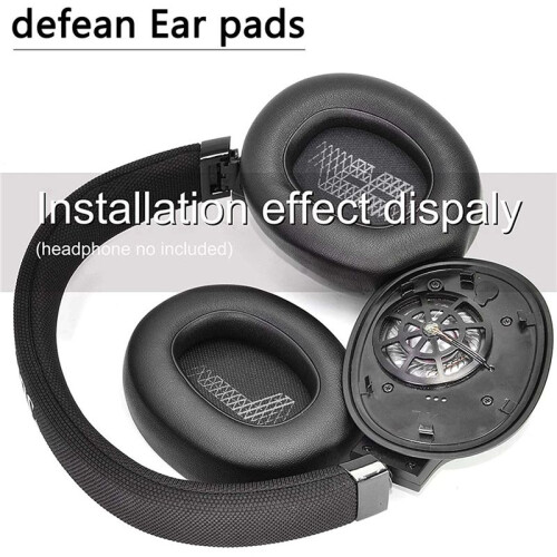 4x Ear Cushion Memory Foam Ear Pads Replacement Compatible with  E65 E65BTNC / Duet NC / Live 650BTNC Live 660 BTNC 1