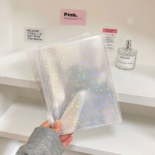 (A5 Single Cell) A5 Laser Star Card Album, 3-Inch Photo Storage